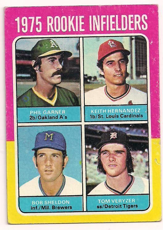 1975 Topps # 623 Rookie Infielders Keith Hernandez RC  