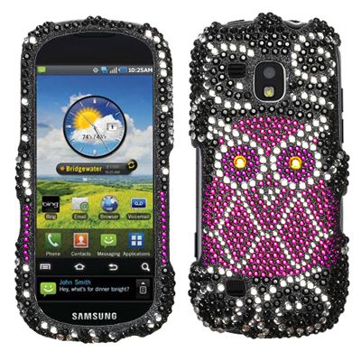 BLING Protect Cover Case FOR Samsung CONTINUUM i400 Owl  