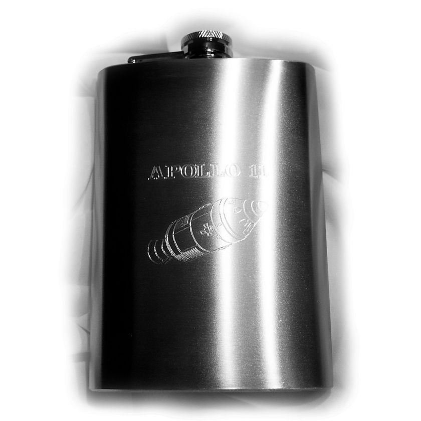 8oz Apollo 11 Hip Flask Space program  