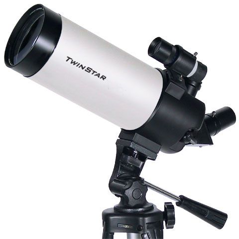 New Beginner White 90mm Cassegrain Telescope Bundle  