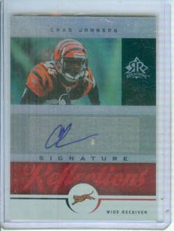 Chad Johnson 2005 UD Reflections Autograph  