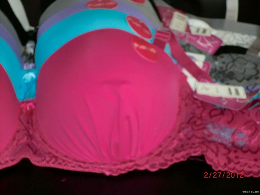 New SEXY Convertible EXTRA PADDED PUSHUP BRAS MIX LOT # 62596 Sz 36 