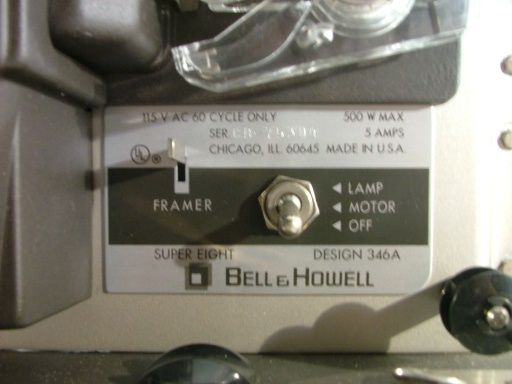 Vintage Bell & Howell Autoload 8MM Film Projector Auto  