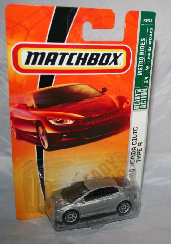 2009 Matchbox # 26 2008 08 HONDA CIVIC TYPE R Silver MOC  