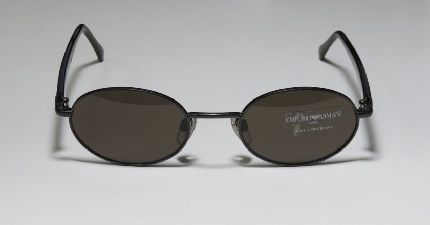 NEW EMPORIO ARMANI 083 GLITTER BROWN OVAL LENSES METAL SUNGLASS/SHADES 