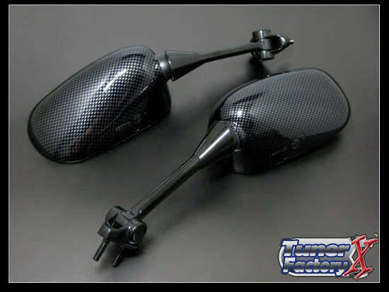 CARBON Style Mirrors KAWASAKI Z750S 2005 2006 2007  