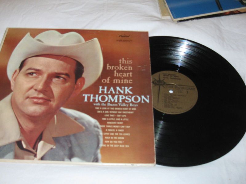 COUNTRY 33RPM LP HANK THOMPSON CAPITOL 1460 MONO  