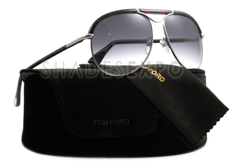 NEW Tom Ford Sunglasses TF 235 SILVER 14B MARCO AUTH  