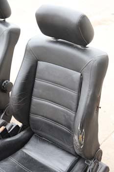 VW VOLKSWAGEN CORRADO G60 FACTORY BLACK LEATHER SEATS FRONT & REAR 