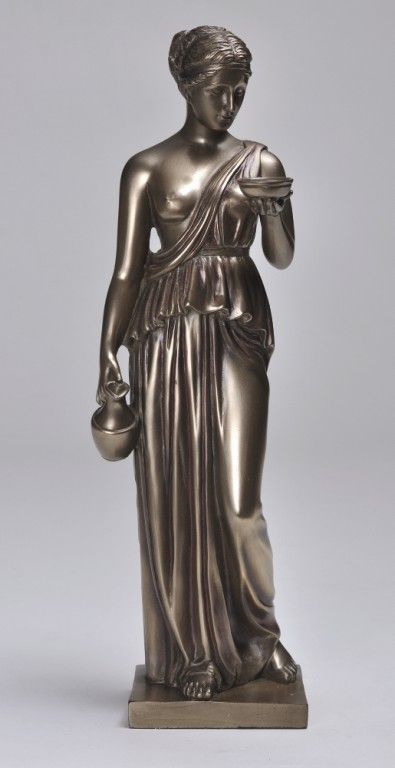 GODDESS HEBE BY ALBERT THORVALDSEN 9H STATUE FIGURINE  