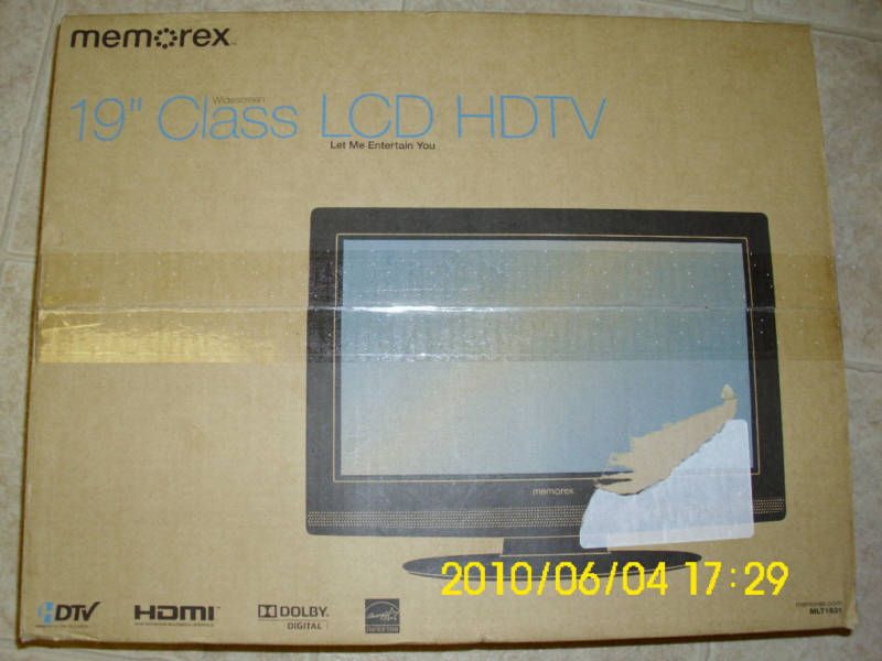 Memorex MLT1931 19 LCD Television NIB GR8GIFT4DAD 