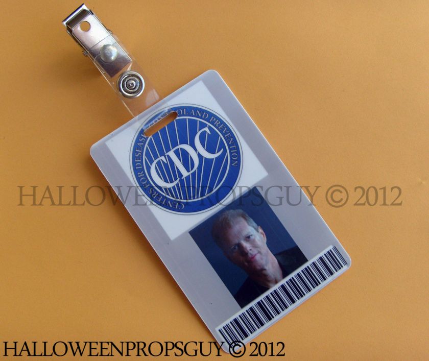THE WALKING DEAD Edwin Jenner CDC PVC ID Card Badge  