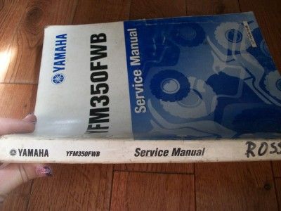 Yamaha YFM 350 FWB Service Manual C3  