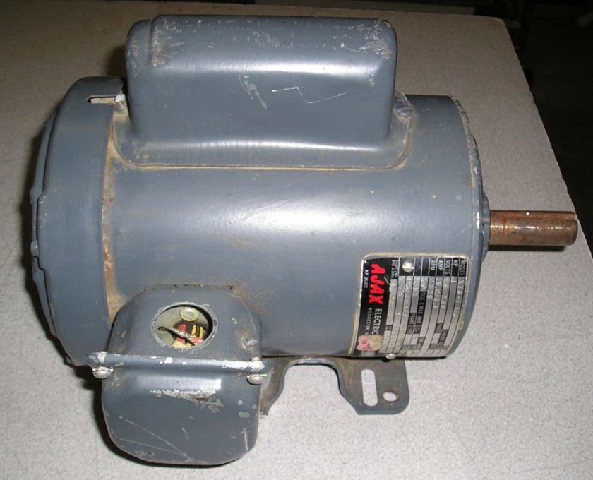 Ajax XTG 1 143T 1HP 1725RPM 115/230V AC Motor  