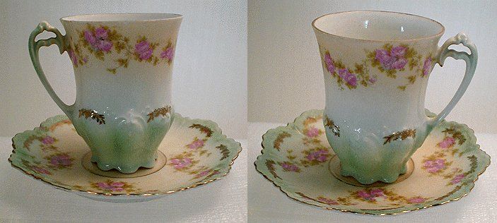 Turn of the Century Moritz Zdekauer DEMITASSE & Saucer  