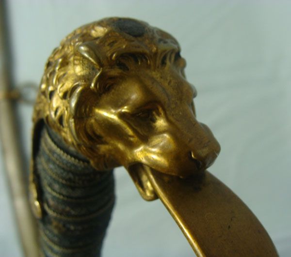   Century Imperial German Bavarian Artillery Officer Lion Head Sword