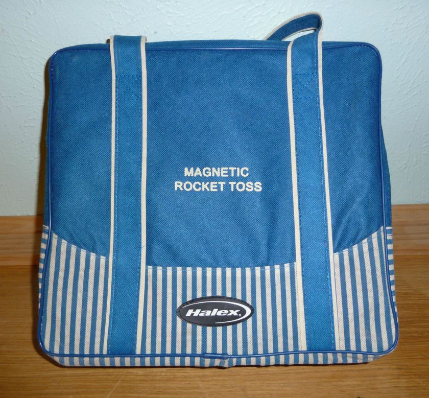 HALEX MAGNETIC ROCKET TOSS YARD OUTSIDE GAME IN CARRY CASE EXCELLENT 