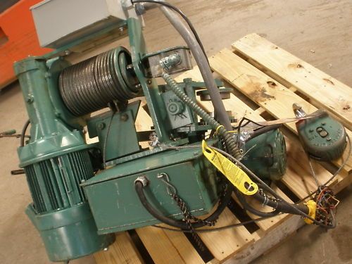 ELECTRO LIFT 46807 2000 LB CAPACITY TROLLEY, USED  