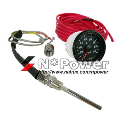 VDO PYROMETER GAUGE KIT 12V 900 DEGREE 52MM PATROL 4WD  