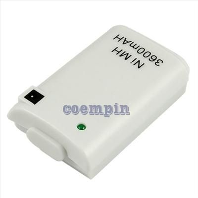   3600mAh Battery Pack+USB Charger Cable for Xbox 360 Controller  