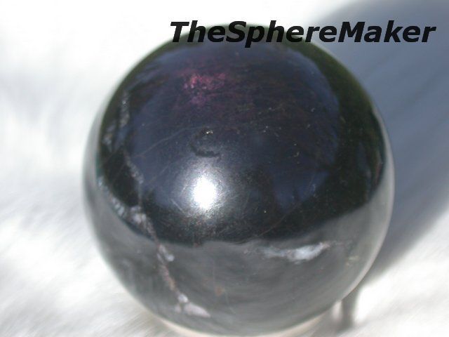 Siaz PURPURITE SPHERE RARE PURPLE MINERAL GEMSTONE BALL NAMIBIA 1.96 