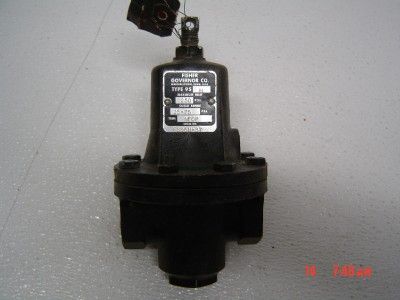 FISHER PRESSURE REDUCING VALVE TYPE 95H 25 75 PSI  