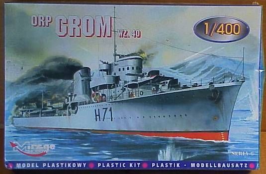 B05) Mirage 1/400 #40014 ORP Grom WZ.40 NIB  