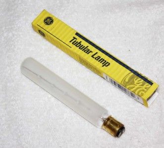 GE Tubular 25w Lamp Light Bulb T6.5 Frosted # 14685  