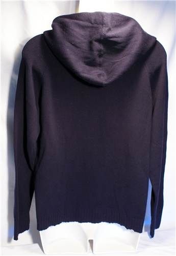 JCrew J Crew Hoodie Sweater Pullover Blue Cotton Small  