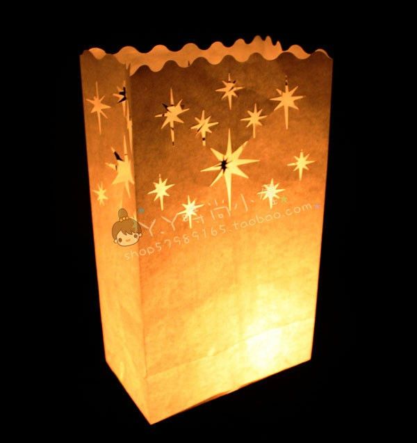 10 x Paper Lantern Candle Bag Wedding Party xmas Decorations # CB_l0 