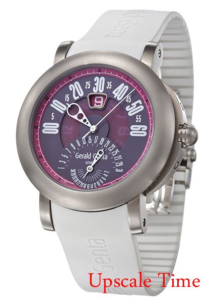 Gerald Genta Arena Rubber Ladies Watch Jumping Hour  