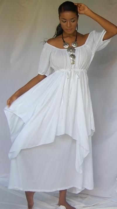 U2577 WHITE/DRESS PEASANT MADE 2 ORDER 2X 3X 4X  