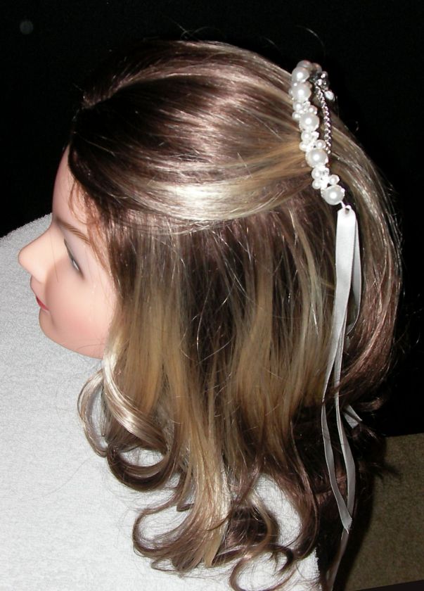 First Communion   Beaded Barrette  