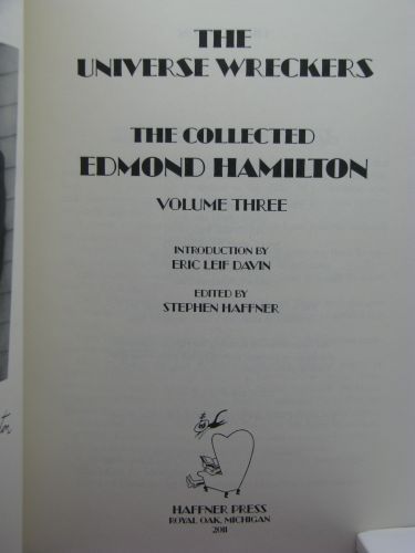   Hamilton Volume 3 The Universe Wreckers (2011) 9781893887411  