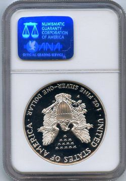 2000 P NGC PF 70 Proof Silver Eagle Ultra Cameo  