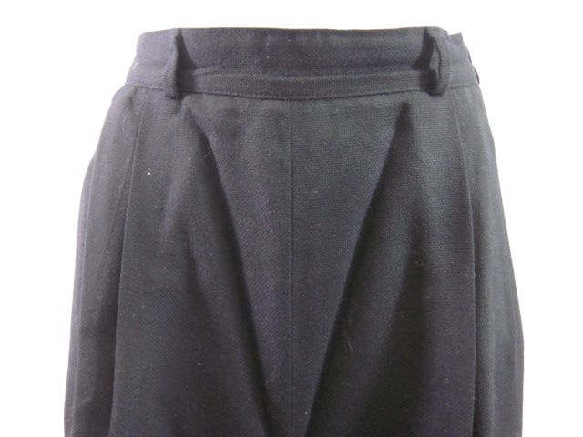 DESIGNER Dark Blue Pleated Front Pants Slacks Sz 12  