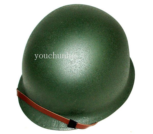 WWII US ARMY M1 GREEN HELMET L & XL  3670  