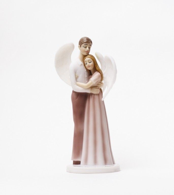 ANGEL COUPLE HUSBAND WIFE STATUE LASTING PROMISES 8133  