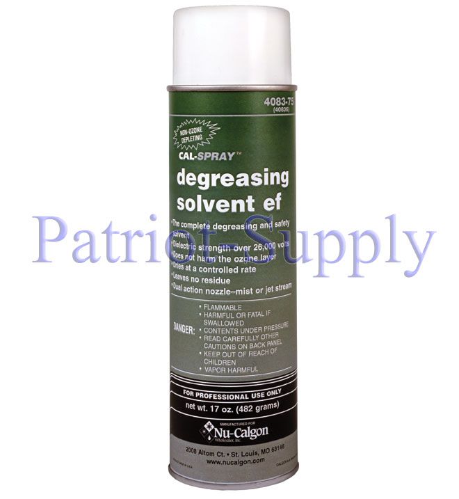 NU CALGON 4083 75 DEGREASING SOLVENT 17 OZ. AEROSOL CAN  