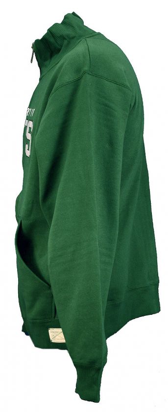 NEW YORK JETS TRACK JACKET MENS GREEN NFL REEBOK NWT S  