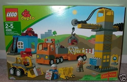 Lego 4988 DUPLO Construction Site MISB City Lego Ville  