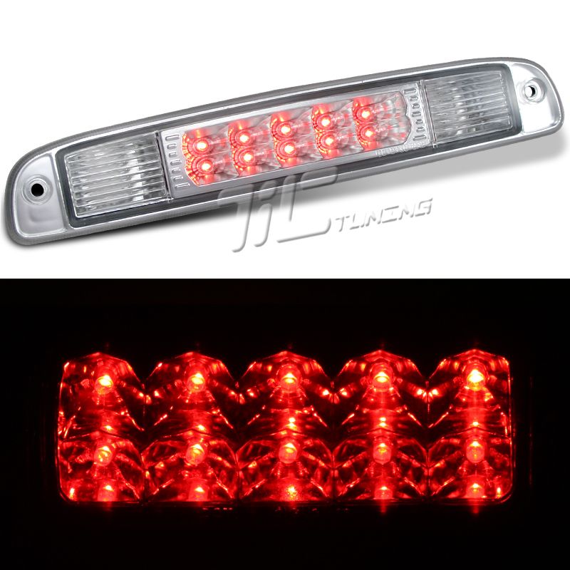   DAKOTA PICKUP TRUCK THIRD CHROME LED 3RD BRAKE TAIL LIGHT LAMP  