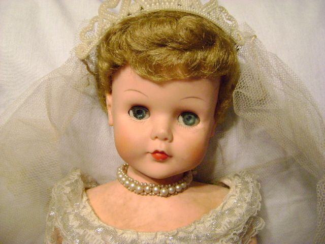 Betty The Beautiful Bride Vintage 1950s Doll Original Box 30 Tall 