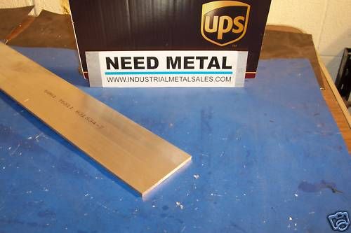 6061 T6511 Aluminum Flat Bar x 12 Long NEW  