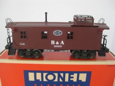 LIONEL 9 6920 FACTORY DIRECT B&A CABOOSE nib rare  