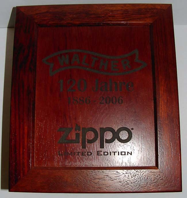 ZIPPO 120 YEARS WALTHER P99 GUN PISTOL *VERY RARE* LMTD  