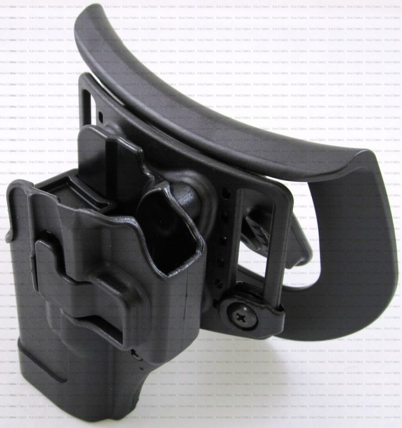   Belt Loop & Paddle, Left w/ Matte Black Finish for Glock 19/23/32