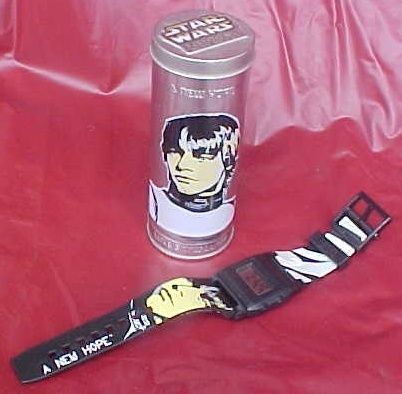 Star Wars Episode IV New Hope Wrist Watch w/Tube Tin  