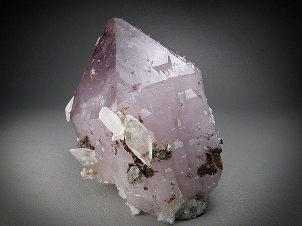 Amethyst and Calcite, Hubei Province, China  