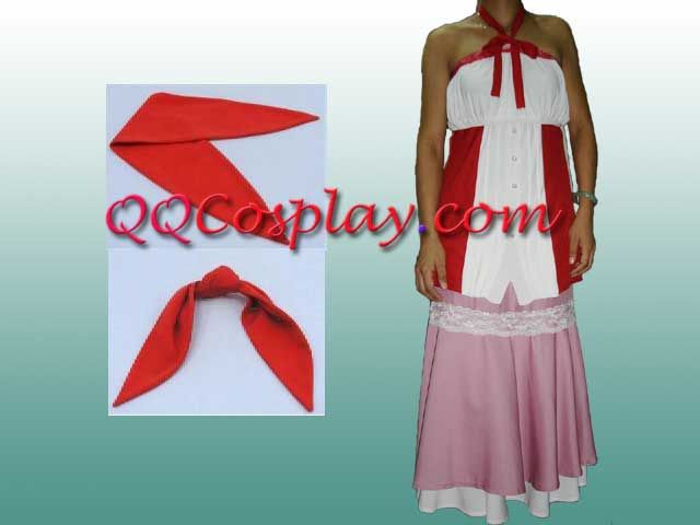 Kingdom Hearts II Aerith Gainsborough Costume Cosplay  